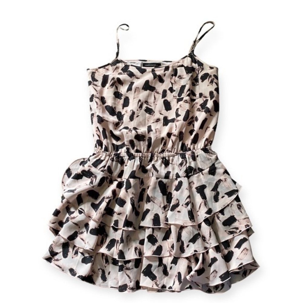 Banana Republic Dress Women’s Size Small Spaghetti Straps Pink Black